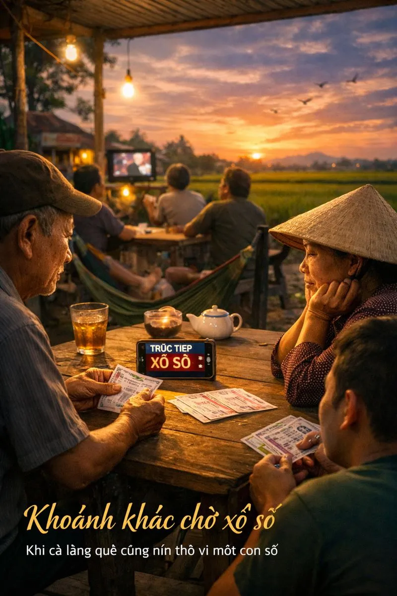 Khoảnh khắc chờ xổ số – khi cả làng quê cùng nín thở vì một con số